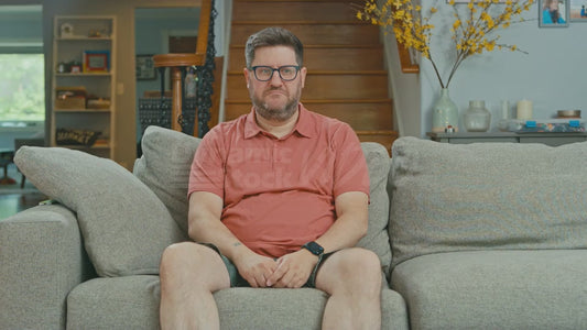 Man on Couch Laments Life Choices