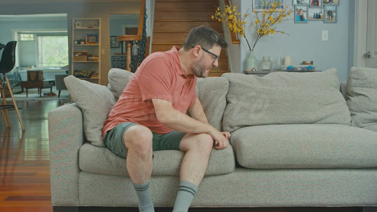 Man on Couch Wants to Lick Couch But Is Too Afraid to Do It